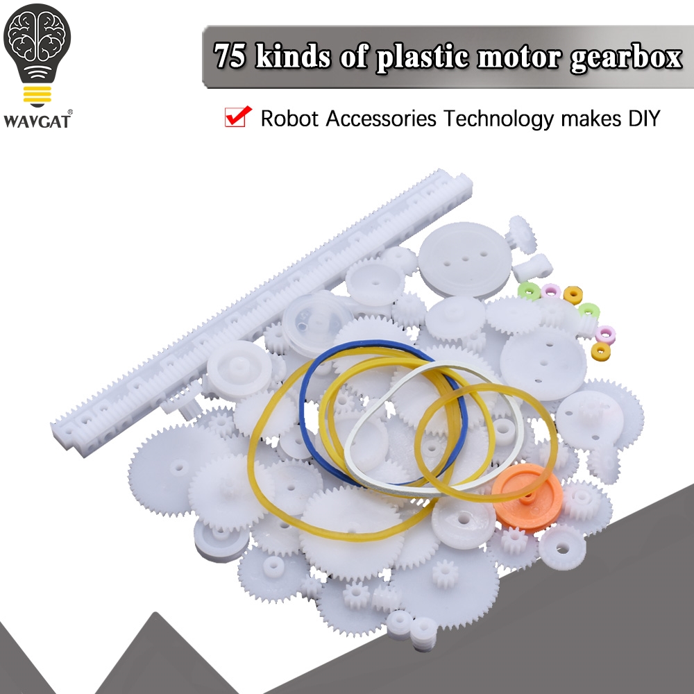 Diy Electronics Rack - WAVGAT 75 pz/lotto ingranaggio in plastica,