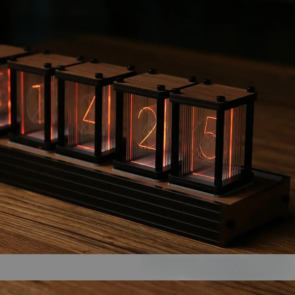 Diy Electronics Table - Orologio da tavolo RGB Nixie Orologio