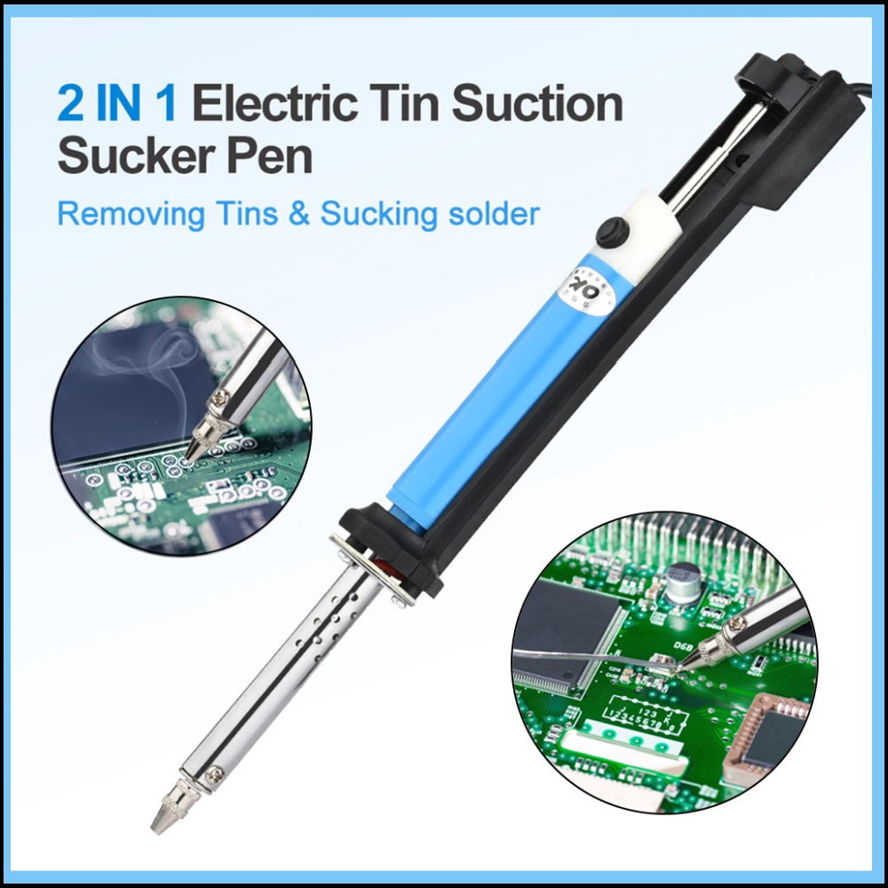 Desoldering Pump Solder - Penna Elettrica 2 in 1 per