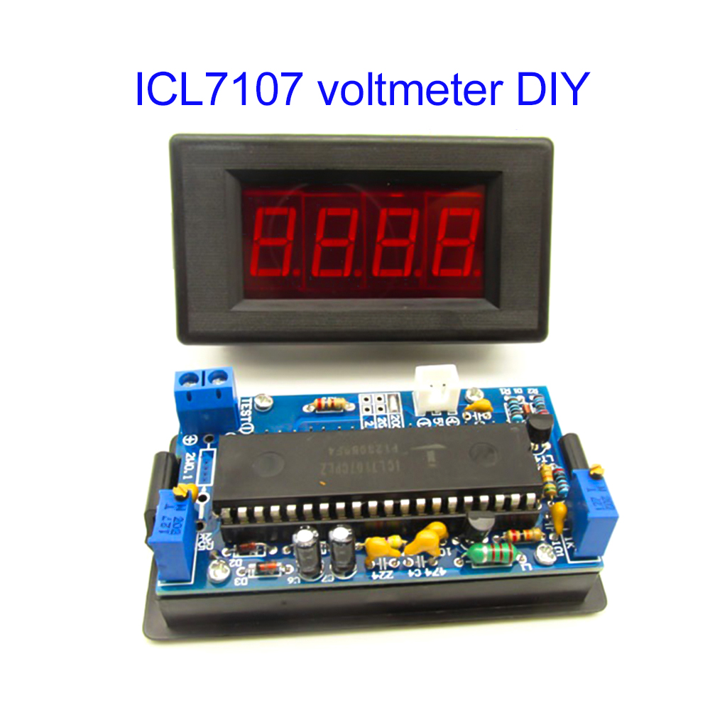 Diy Electronics Project Kit - Kit Fai-da-Te ICL7107 per Voltmetro, Modulo