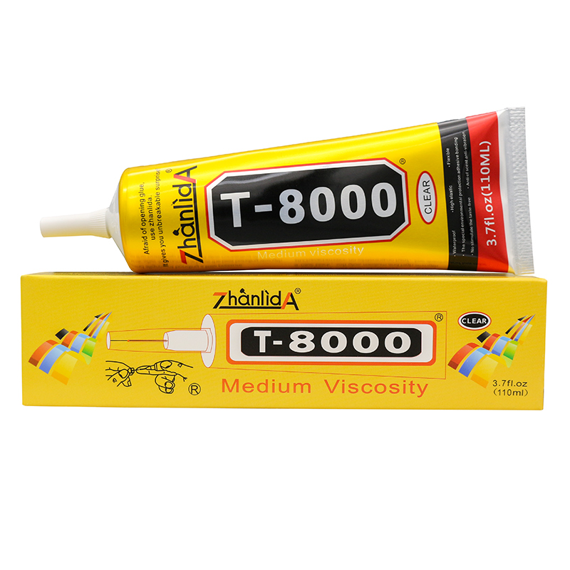 Diy Electronic Components - Zhanlida T8000 15/50/110ML Adesivo trasparente per
