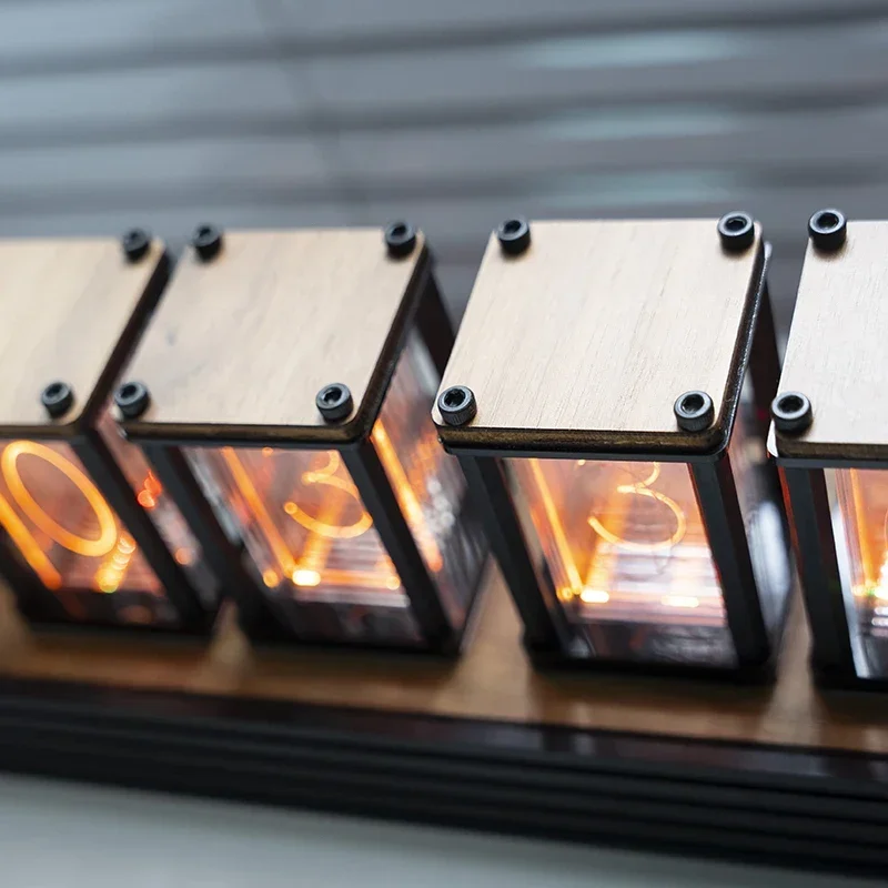 Diy Electronics Table - Orologio di Lusso con Tubi Nixie,