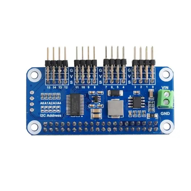 Raspberry Pi Zero - Modulo Driver Servo PWM a 16