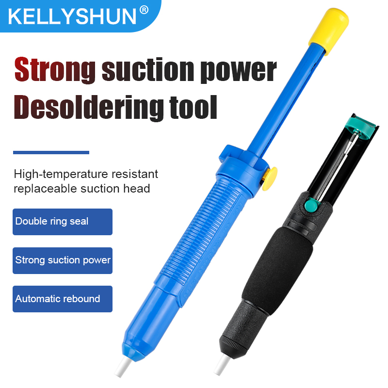 Desoldering Pump Solder - Pompa dissaldante KELLYSHUN, pistola a ventosa