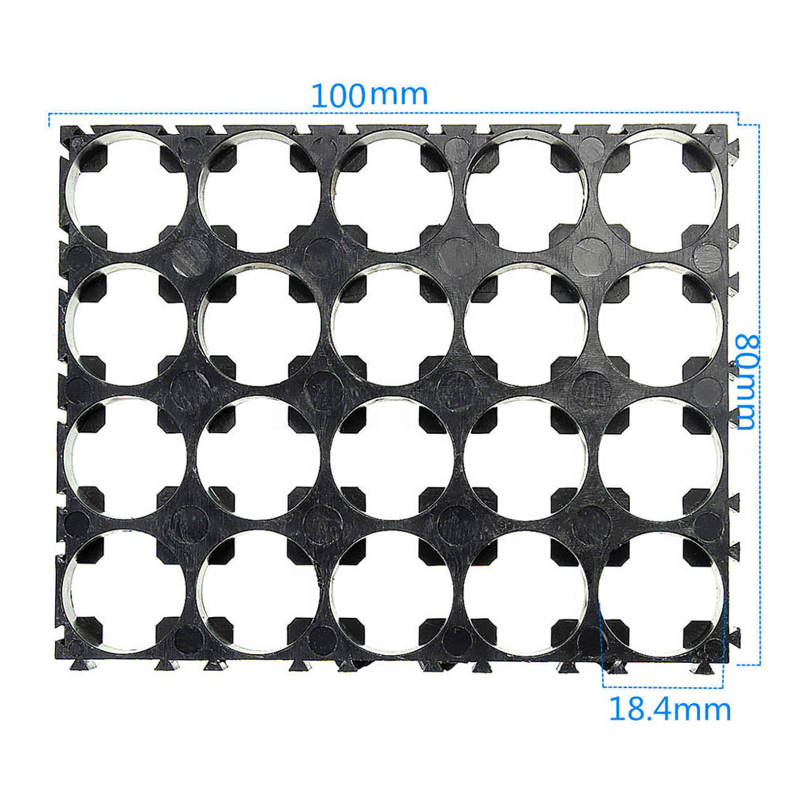 Diy Electronics Rack - Portabatterie in Plastica 18650 per Progetti