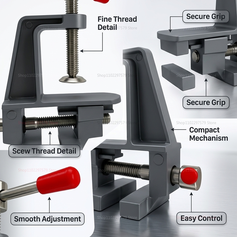 Morsa da banco mini in allumin - Diy Electronics Bench recensione e prezzo