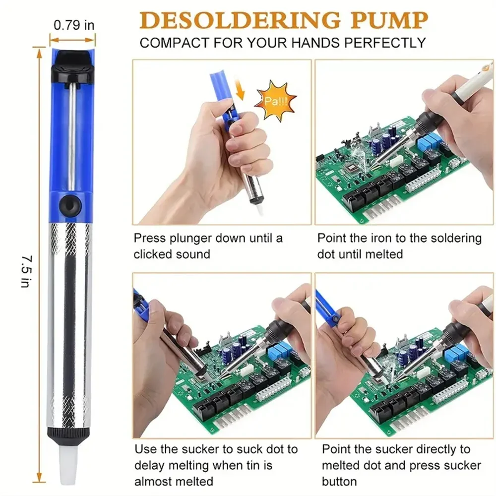 Penna dissaldante a ventosa pe - Desoldering Pump Solder recensione e prezzo