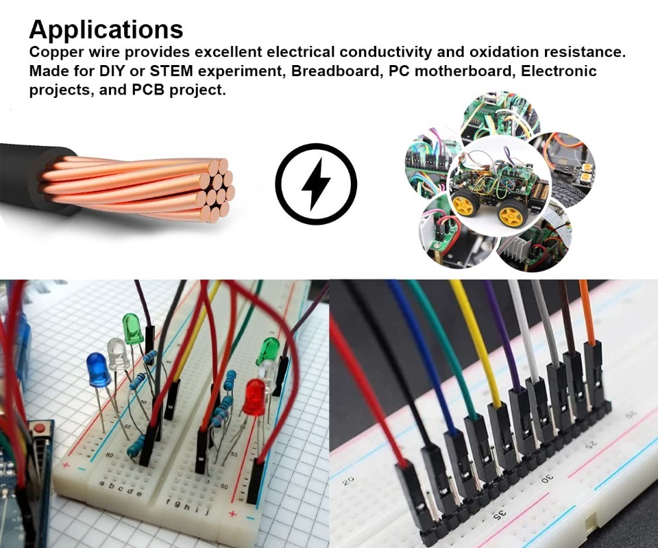 Kit Cavi Jumper a Nastro Dupon - Breadboard Jumper Wire recensione e prezzo