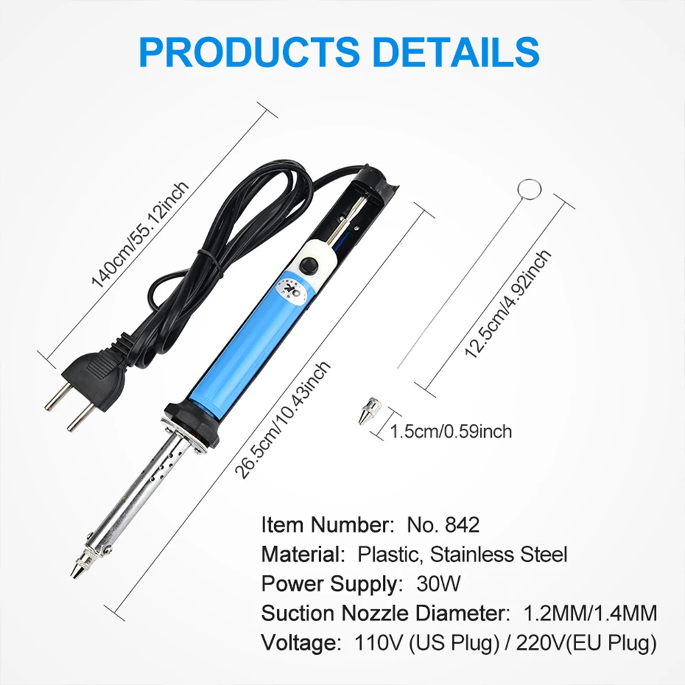 Penna Elettrica 2 in 1 per Asp - Desoldering Pump Solder recensione e prezzo