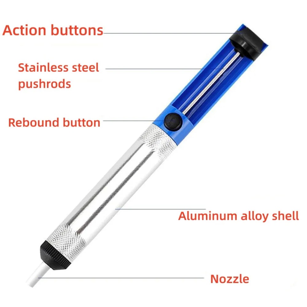 Pompa dissaldante in alluminio - Desoldering Pump Solder recensione e prezzo