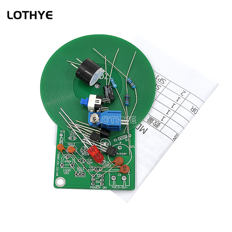 DC 3V-5V Kit Metal Detector Ki - Diy Electronic Components recensione e prezzo